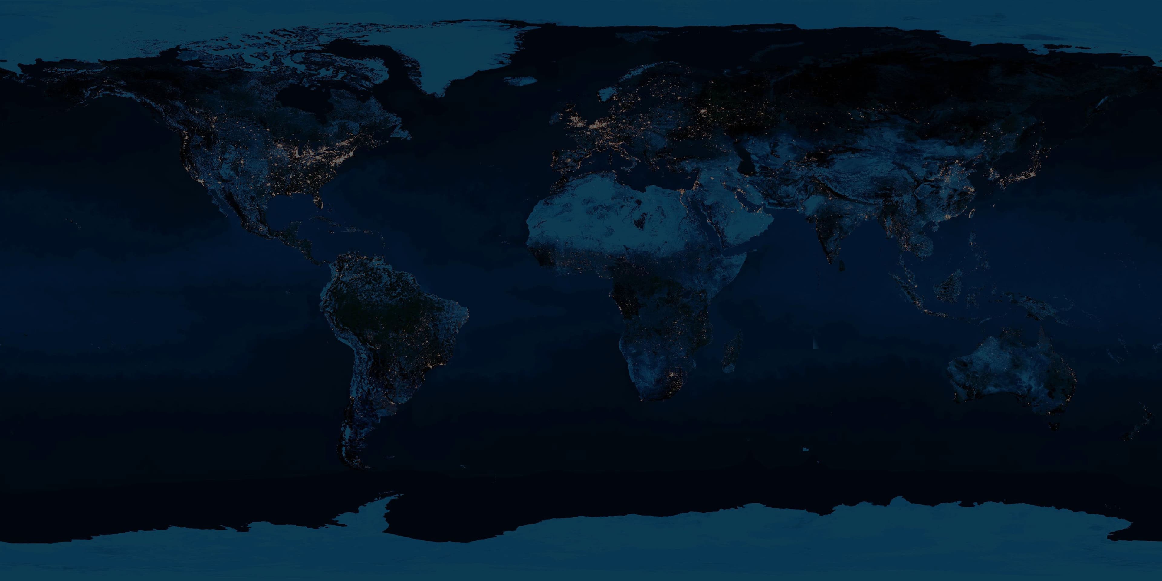 Earth at night